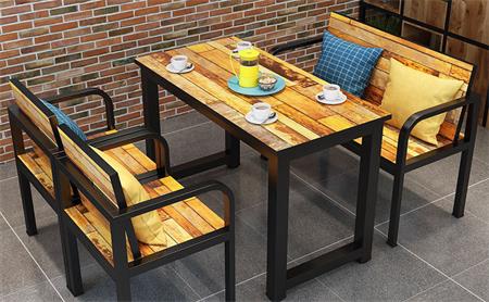 中式風格實木快（kuài）餐桌椅