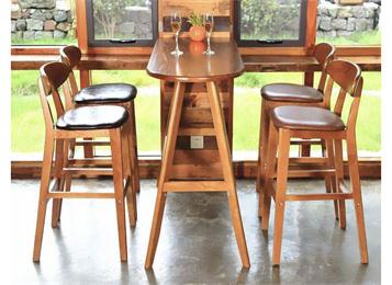 優質實木民謠酒吧經（jīng）典酒吧簡約高吧台