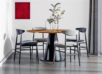 現代中式茶餐廳餐飲桌椅（yǐ）