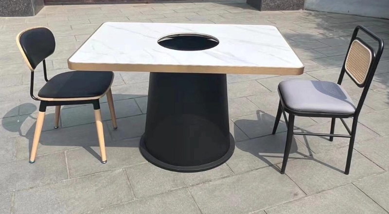 牛肉火（huǒ）鍋（guō）店大理石電磁爐火鍋（guō）桌