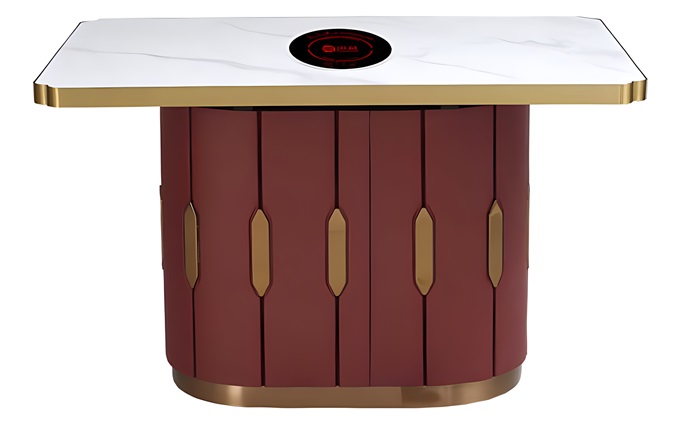 時尚輕(qīng)奢大理石火鍋餐桌