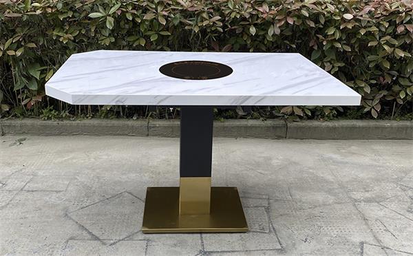 火（huǒ）鍋店大理石火鍋桌_大理石火鍋桌供（gòng）應商