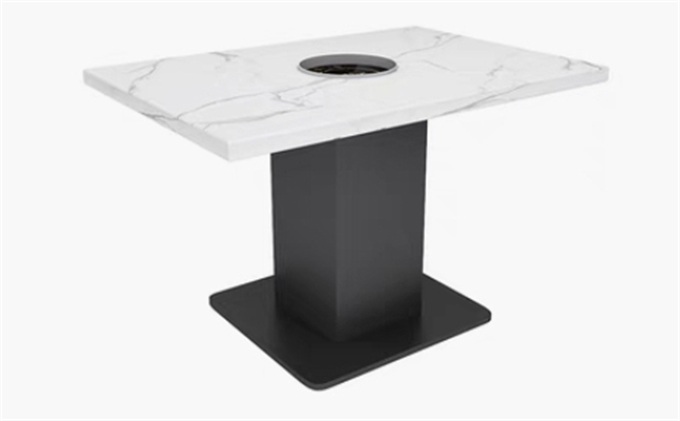 濟南火鍋桌定做_自助(zhù)餐廳大理石火(huǒ)鍋桌