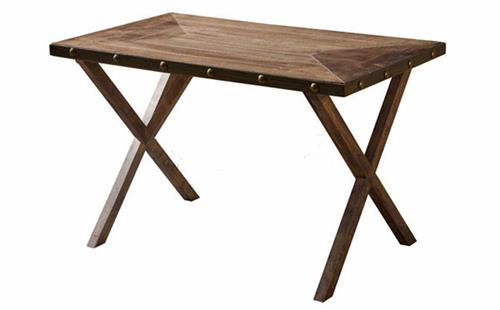 現代簡約工業複(fù)古(gǔ)北歐原木餐桌