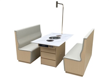 無煙燒烤桌自助火鍋烤肉（ròu）桌子