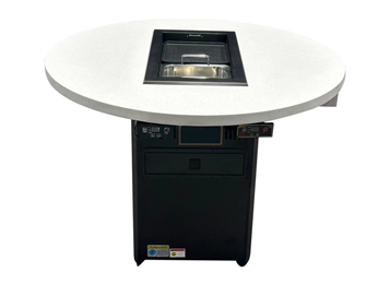 自助火鍋（guō）烤肉店（diàn）大理石無（wú）煙火鍋（guō）烤肉一體桌