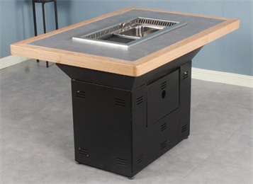 無煙涮烤涮一體（tǐ）火鍋桌_商用烤涮（shuàn）一體桌