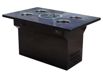 智能無煙淨（jìng）化一人一鍋小火（huǒ）鍋火（huǒ）鍋烤肉（ròu）一體桌