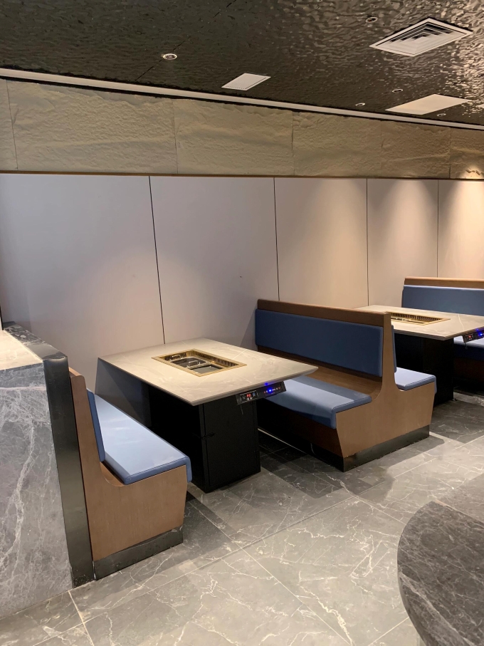 自助火（huǒ）鍋烤肉店無煙（yān）淨化（huà）烤涮一體桌