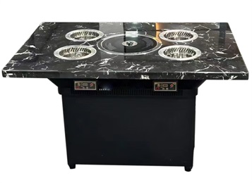 一（yī）人一（yī）鍋小火鍋（guō）大理石（shí）無煙烤涮一體桌