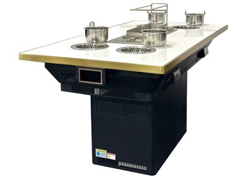 自助火（huǒ）鍋燒烤（kǎo）餐廳無煙火鍋烤串一體桌