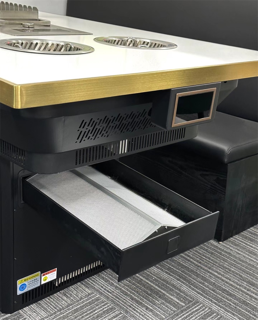 自助火鍋燒烤餐廳無煙火鍋烤（kǎo）串一（yī）體桌