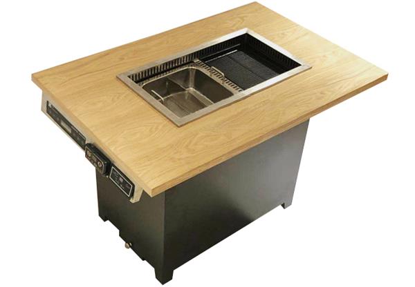 烤涮一體自助無煙（yān）紙上烤肉桌