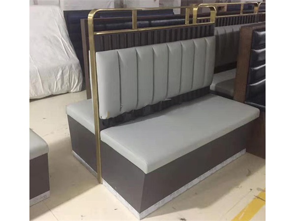 火鍋店西餐廳時尚雙麵卡座沙發定製