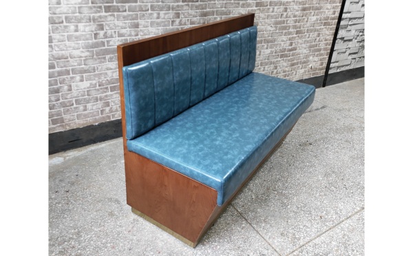 茶餐廳火鍋店簡約實木卡座定製