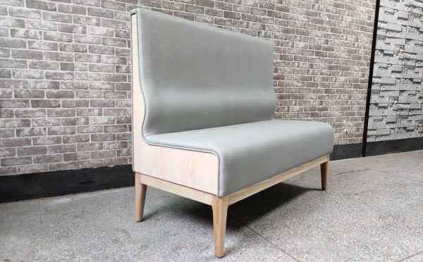 時尚田園風火鍋店休閑雙人（rén）卡座定製