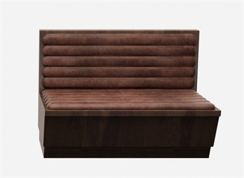 火鍋店歐美風皮（pí）革軟包卡座