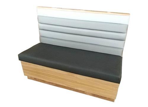 現代簡約實木火（huǒ）鍋卡座沙發