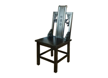 高檔（dàng）雕花仿古（gǔ）做舊（jiù）實木火鍋椅
