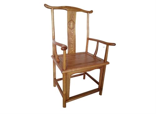 中式明清式仿古（gǔ）榆木（mù）火鍋店官帽椅（yǐ）
