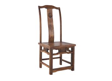 古典中式實（shí）木火鍋凳子 官（guān）帽椅