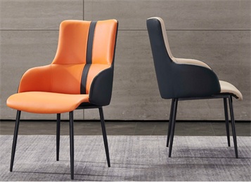 現（xiàn）代火鍋店時尚皮革軟包餐椅（yǐ）