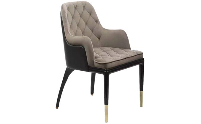 高檔火鍋店包房輕奢實木（mù）椅子