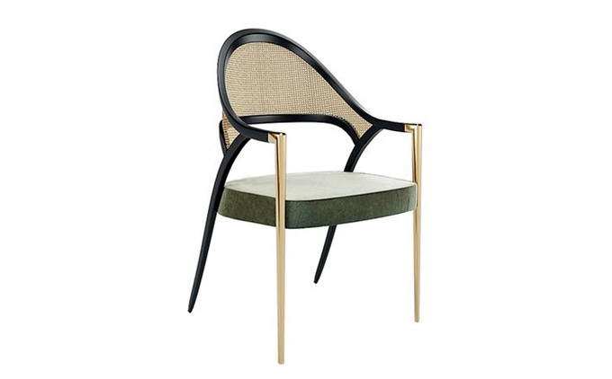 美式(shì)輕奢不鏽鋼扶手椅