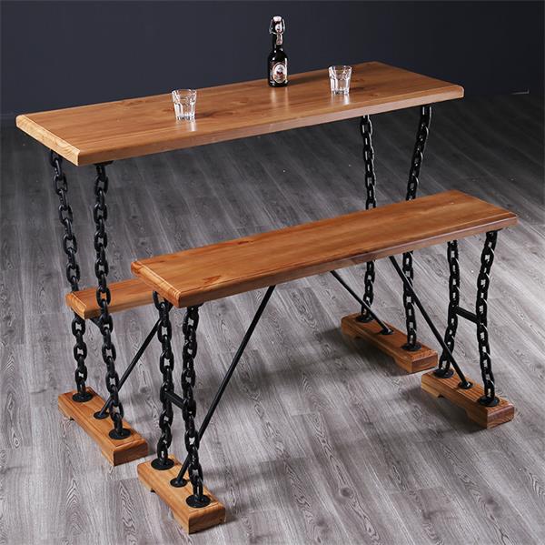 創意複古工業風鐵藝酒吧桌家具