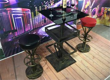 複古工業風鐵（tiě）藝酒吧清吧高吧台家（jiā）具定（dìng）製