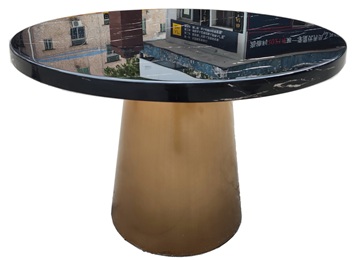 夜場酒吧輕奢（shē）不鏽鋼大理石桌子