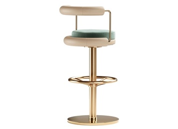 現代豪華酒吧鍍金不鏽鋼吧椅