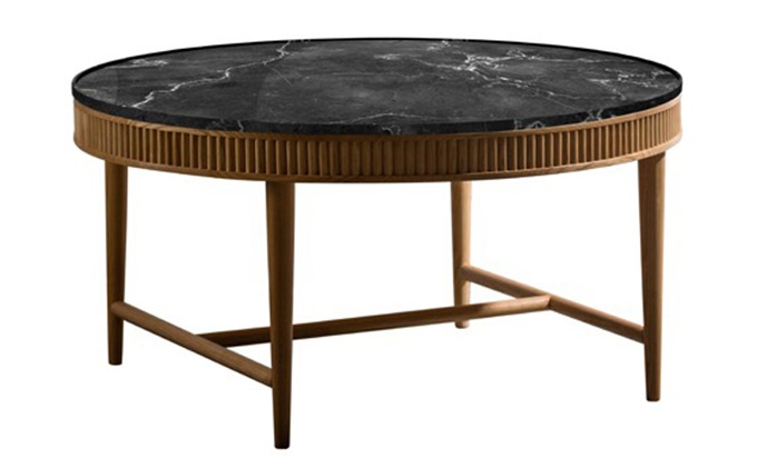 民謠酒吧（ba）新（xīn）中式實木簡約圓形茶幾