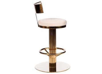 高檔酒吧（ba）不鏽鋼椅子_簡約（yuē）酒吧旋轉椅