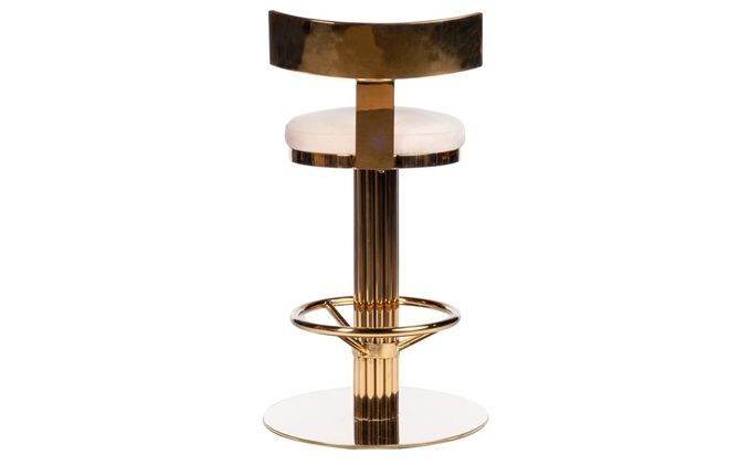 高檔(dàng)酒吧不鏽鋼椅子_簡約酒(jiǔ)吧旋轉椅