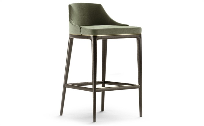 酒(jiǔ)吧木質(zhì)吧台椅子_高腿靠背吧台椅