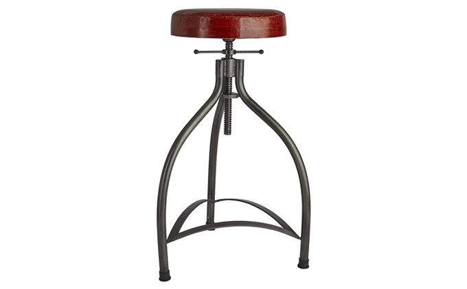 北歐酒吧古(gǔ)典鐵藝簡約吧台圓凳子