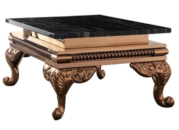 ktv夜總（zǒng）會包廂大理石香檳（bīn）金不鏽鋼茶幾