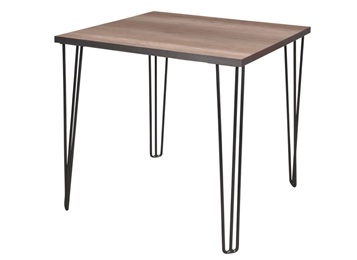 複古清吧簡約鐵（tiě）藝實木正方形吧台