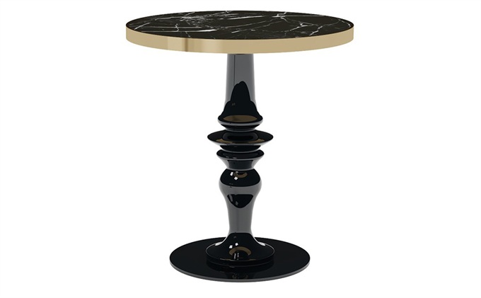 高端酒吧（ba）輕奢不鏽鋼包邊大理（lǐ）石吧台