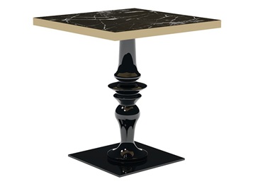 會所酒吧天然大理石簡易方（fāng）形酒（jiǔ）吧桌（zhuō）