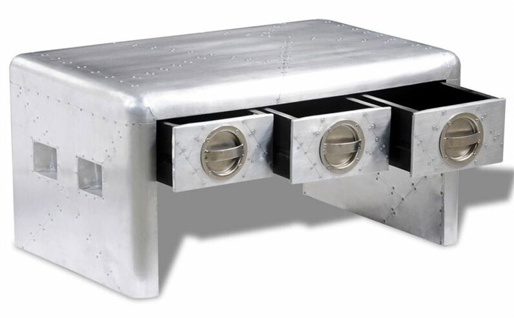 酒吧帶抽屜功能不鏽（xiù）鋼（gāng）茶幾量販式ktv茶幾