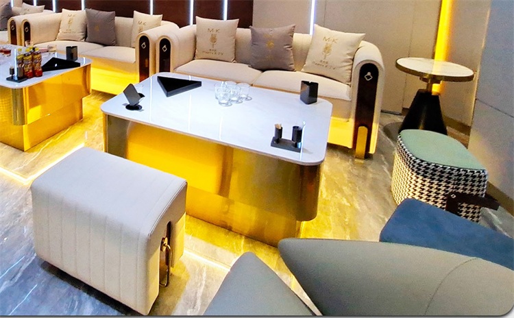 高端酒吧ktv鈦金不鏽鋼茶（chá）幾