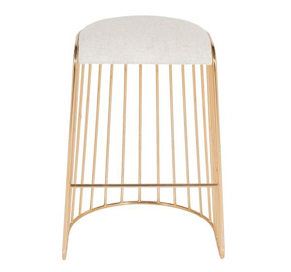 現代時(shí)尚酒吧不鏽鋼高腳椅家具