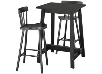 北歐簡約實木酒吧吧台高腳椅