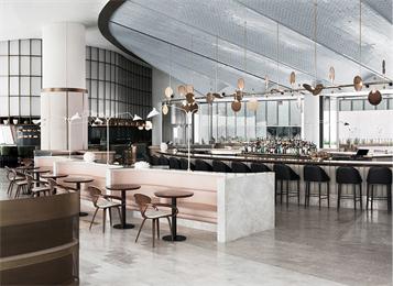 現代中式簡約實木酒吧吧台椅