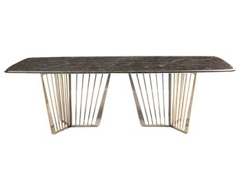 現代輕奢不鏽鋼大理石酒吧吧台