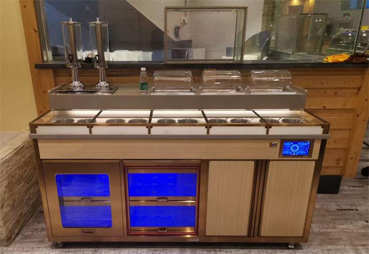 劉一（yī）手火鍋定製調料（liào）台（tái） 智能調料台 自助多功能智能調料台