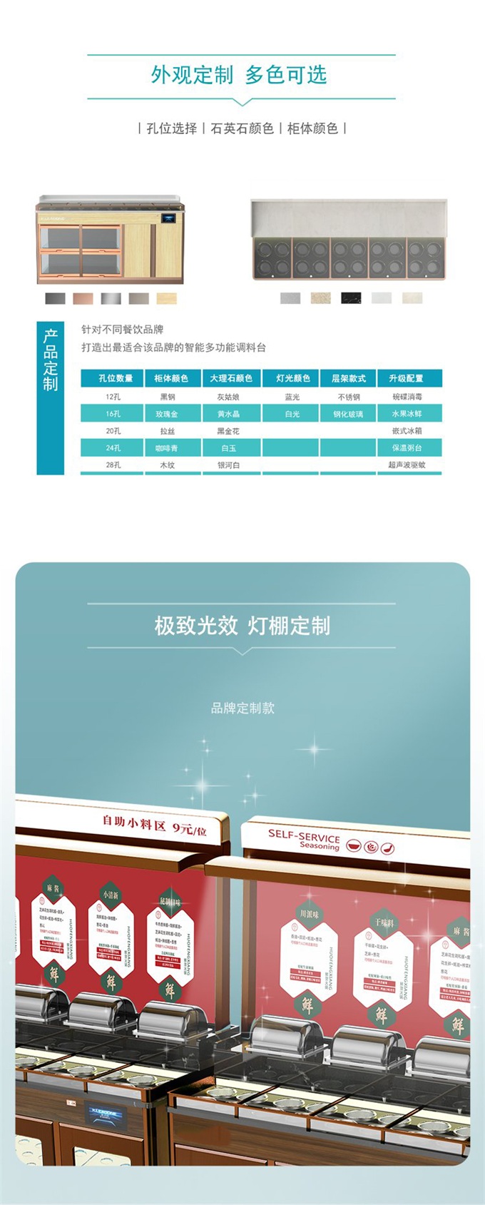 烤肉智能多功能（néng）自助調料（liào）台定製（zhì）