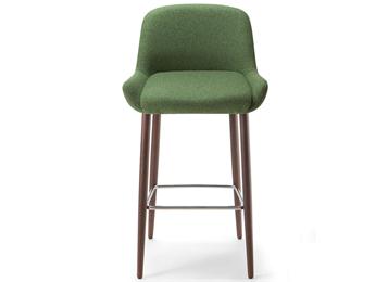 北歐風休閑鐵藝實（shí）木（mù）咖（kā）啡廳高吧椅